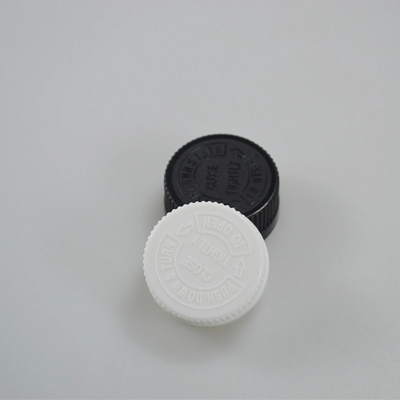 Child Resistant Cap 38mm 38/410 Plastic Screw Cap Bottle Caps&Closures