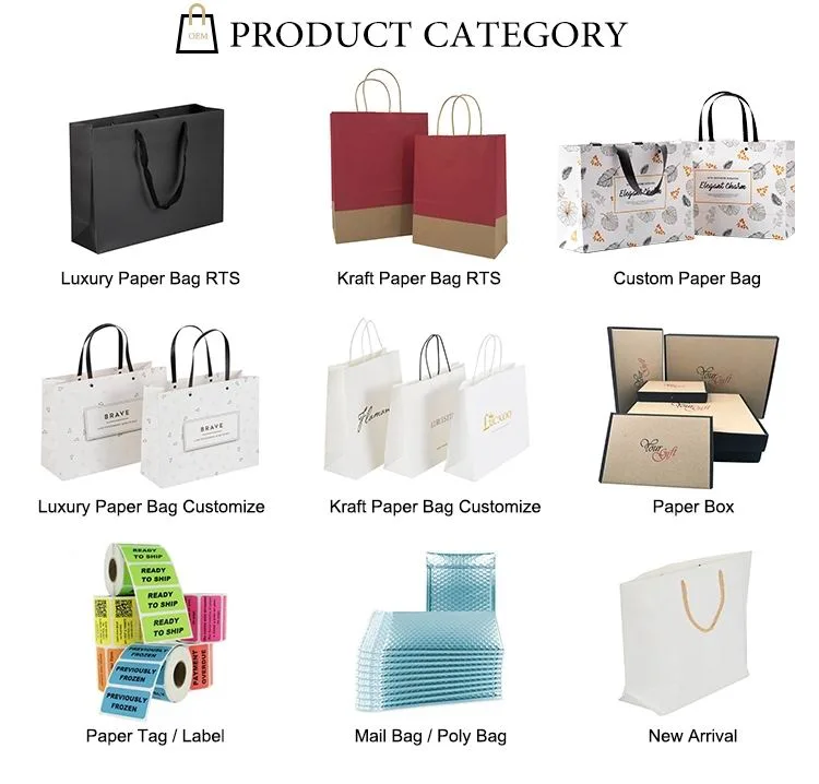 Lipack Luxury Boutique Paper Clothing Shopping Bags Custom Paper Packaging Bags for Clothing Store