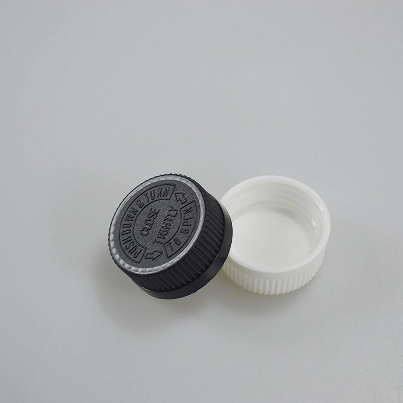 Child Resistant Cap 38mm 38/410 Plastic Screw Cap Bottle Caps&Closures