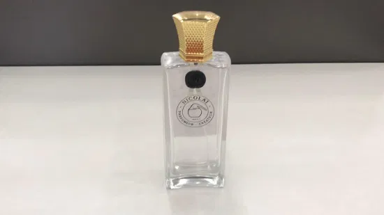 Bouchon de parfum avec logo personnalisé Fea universel hexagonal de luxe, bouchon de bouteille de parfum en métal Zamac de 15 mm